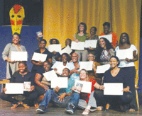 LIBRARY ASSISTANT HONES STORYTELLING SKILLS IN ST MAARTEN