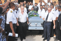 LOCAL PILOT LAID TO REST AFTER MASSIVE FUNERAL AND FLY-OVER