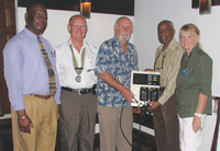 $20,000 worth of medical equipment donated to Anguilla through Rotary Club CANADIANS DONATE 5 DEFIBR
