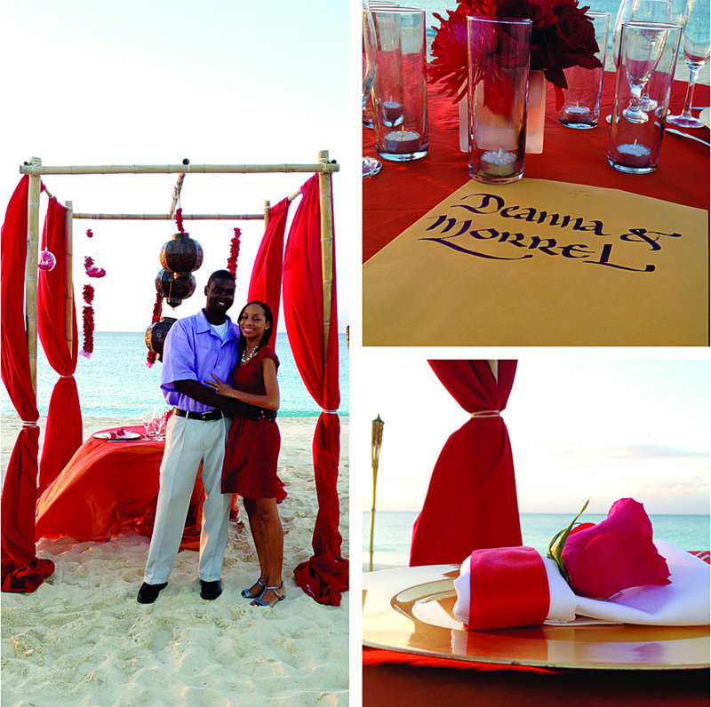 Black Orchid Florists & Events Awards Private Dinner on the Beach