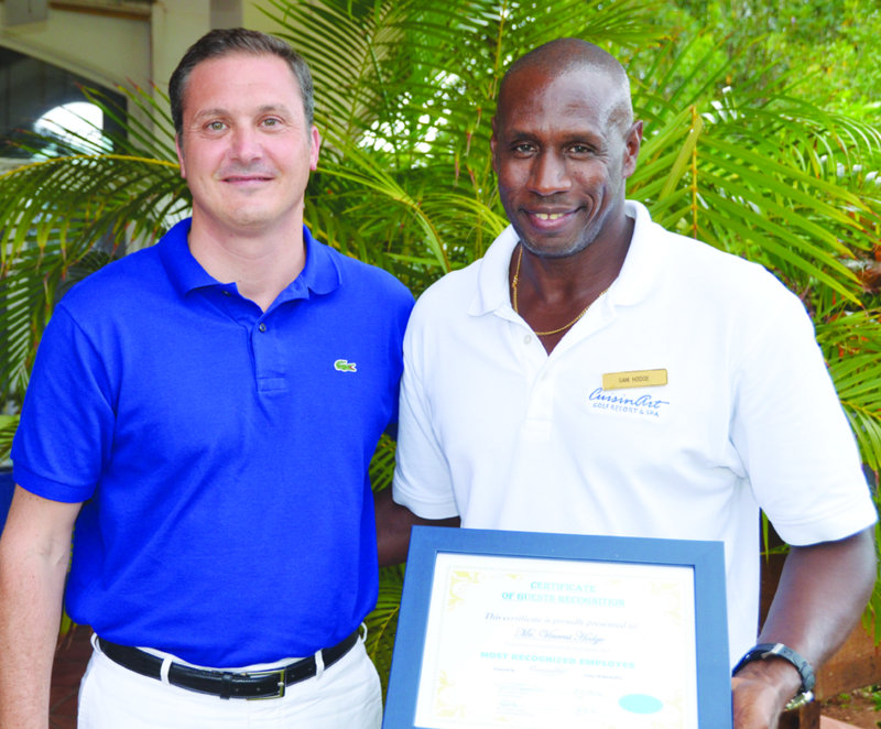 CUISINART GOLF RESORT & SPA AWARDS 21 EMPLOYEES