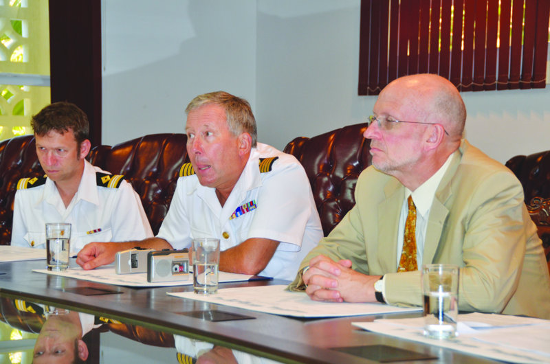 RFA WAVE KNIGHT’S COMPANY INTERACTS WITH ANGUILLIANS