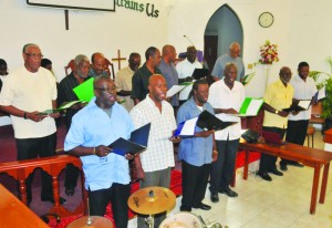 Ebenezer Men's Fellowship in song