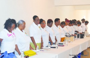 Members of the Anglican Church Women Association of Anguilla and other islands