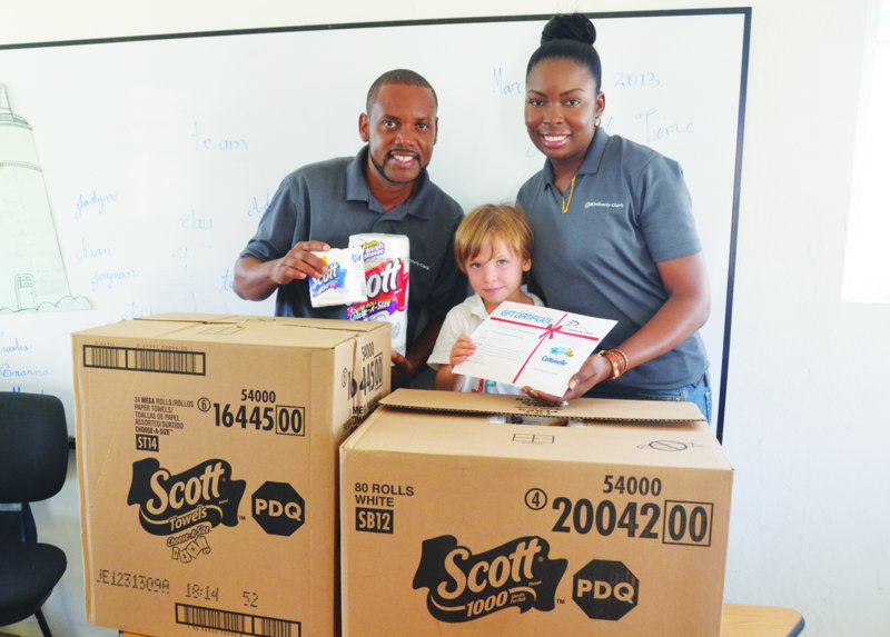 PUERTO RICO COMPANY DONATES TO ANGUILLA SCHOOLS