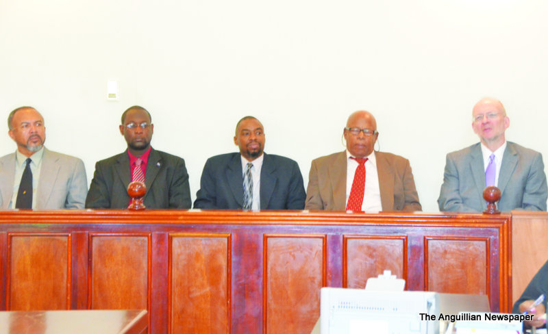 JUDGES GRATEFUL FOR SERVICE IN ANGUILLA AND THEIR ELEVATIONS