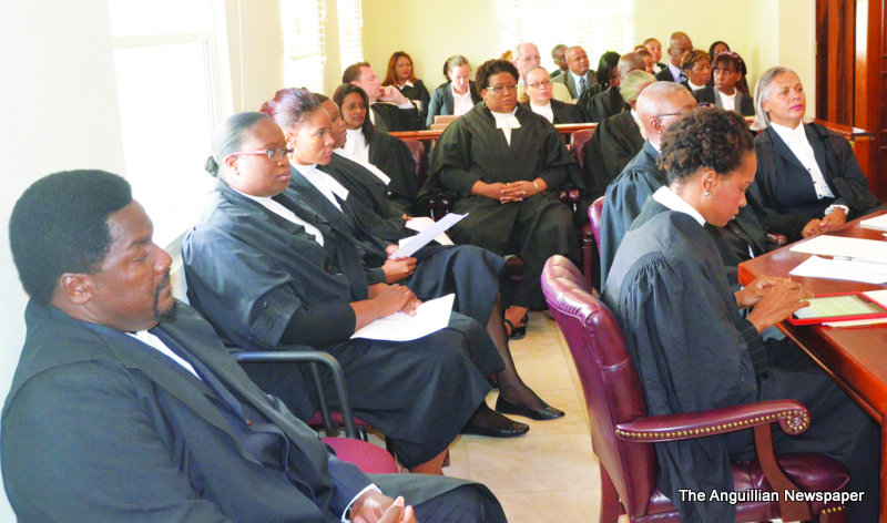 JUDGES GRATEFUL FOR SERVICE IN ANGUILLA AND THEIR ELEVATIONS