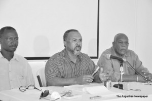 L-R: Mr. Othlyn Vanterpool, Mr. McNiel Rogers                    and Mr. Victor Banks