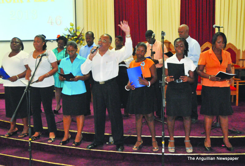 16 CHOIRS SING FOR ANGUILLA DAY CHOIR FEST 2013