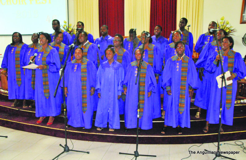 16 CHOIRS SING FOR ANGUILLA DAY CHOIR FEST 2013