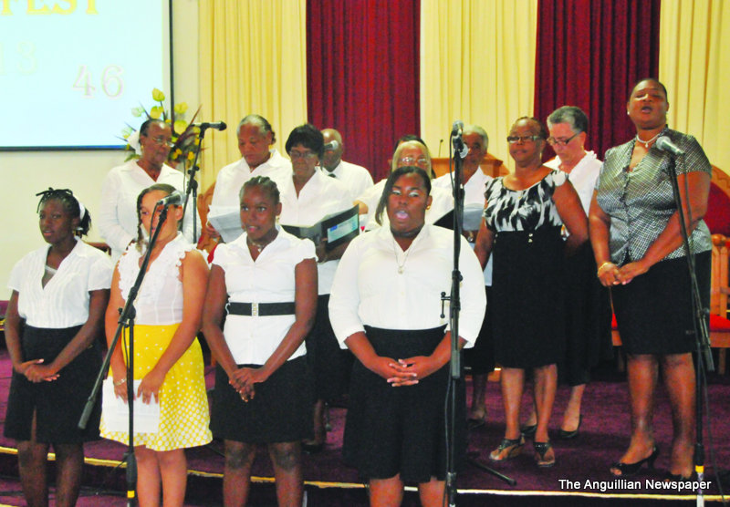 16 CHOIRS SING FOR ANGUILLA DAY CHOIR FEST 2013