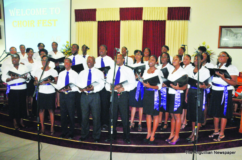 16 CHOIRS SING FOR ANGUILLA DAY CHOIR FEST 2013