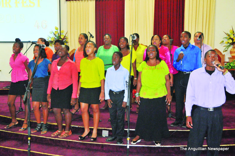 16 CHOIRS SING FOR ANGUILLA DAY CHOIR FEST 2013