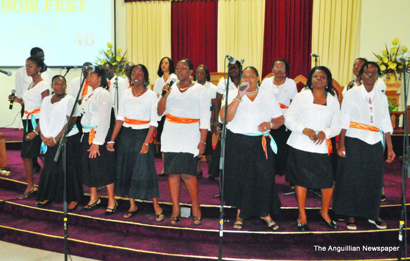16 CHOIRS SING FOR ANGUILLA DAY CHOIR FEST 2013