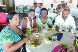 Scenes of the Mothers' Day brunch