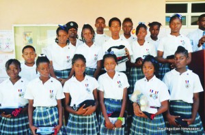 Winning students in the D.A.R.E. programme