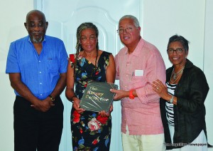 L-R: Professor Louden, Mrs. Rhona Richardson-Roydon and Mr. and Mrs. Bernard Kinsey 