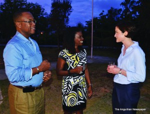 L-R: Dr. Treavor Connor, Mrs. Josephine Gumbs-Connor and Ms. Christina Scott