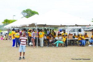 Gathering of athletes