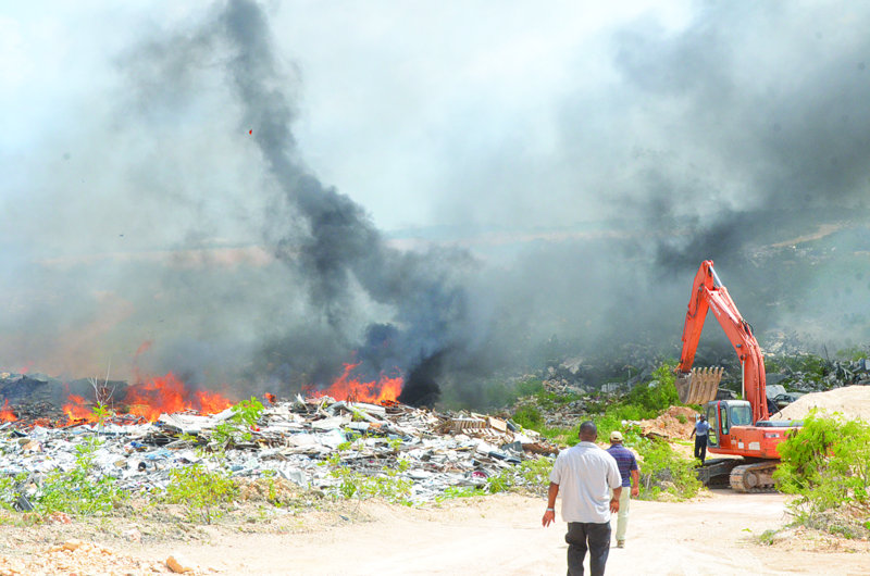 CORITO LANDFILL FIRE UNDER INVESTIGATION