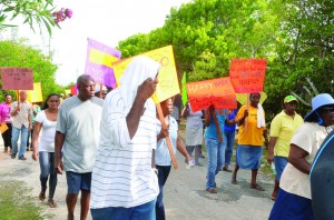 Scenes of the Protest March