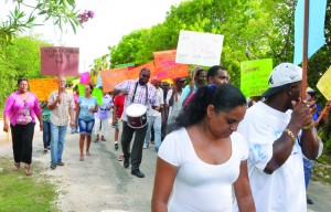 Scenes of the Protest March