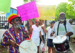 Scenes of the Protest March