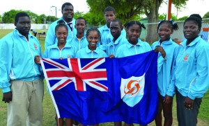 Anguillian Athletes competing in Curacao