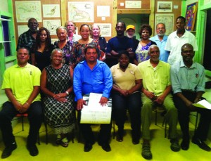 Mr. Timothy Hodge(third from right) with Attendees from meeting