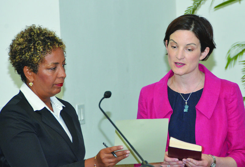 GOVERNOR SCOTT TAKES OATHS  “WITH UTMOST SENSE OF HONOUR AND RESPONSIBILITY” Given Big Welcome At House of Assembly