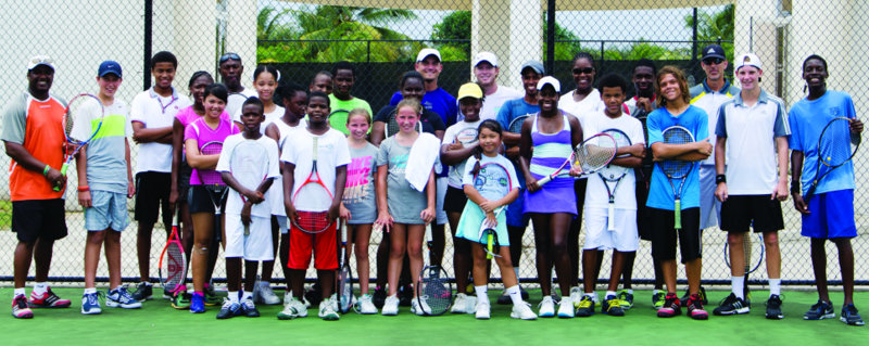 ANGUILLA TENNIS ACADEMY 2013 SUMMER CAMP ANOTHER SUCCESSFUL CAMP SUPORTED BY ANGUILLIANS AND PLAYERS FROM THE REGION AND THE UNITED STATES