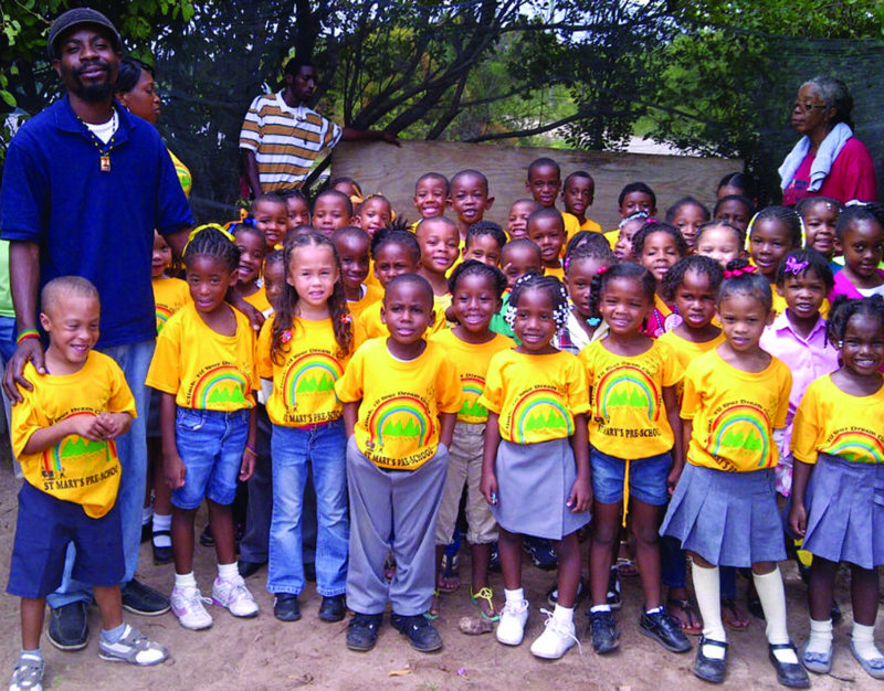 St. Mary’s Pre-School Students Visit Desert Green Organic Garden