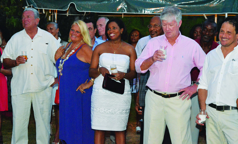 GOVERNOR SCOTT WELCOMES LARGE CROWD AT RECEPTION Dinner Setting At Government House