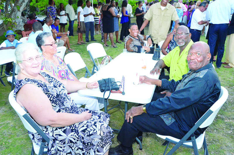 GOVERNOR SCOTT WELCOMES LARGE CROWD AT RECEPTION Dinner Setting At Government House