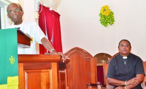 L-R: Rev. Dunstan Richardson and Rev. Candis Niles