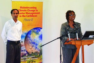 Mr. Lyndon Robertson and Ms. Gail Holder of CDEMA