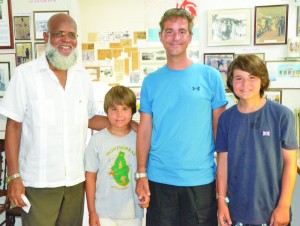 Mr. Petty with AG Mr. James Wood and his Sons