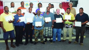 Workshop Participants with Certificates