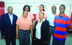 Personnel from the H Lavity Stoutt Community College and the Anguilla Development Board