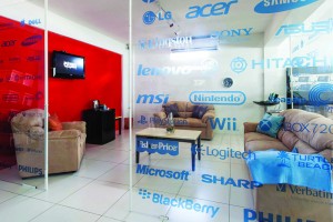 The Wi-Fi lounge at Gadget City