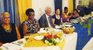 Top table at the Soroptimist dinner