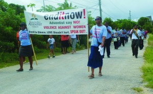 Pathfinders and others in March of Witness