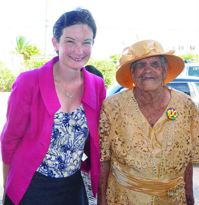 ANGUILLIAN CENTENARIAN GIVEN SPECIAL SERVICE