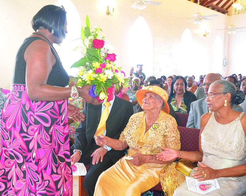 ANGUILLIAN CENTENARIAN GIVEN SPECIAL SERVICE