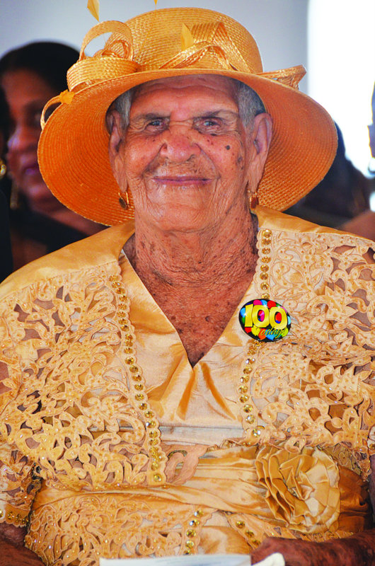 ANGUILLIAN CENTENARIAN GIVEN SPECIAL SERVICE