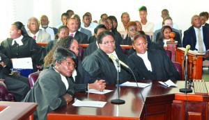 Lawyers and members of the public 