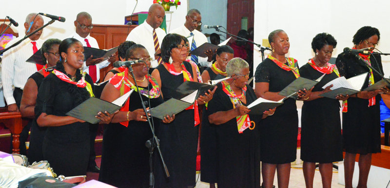 CHOIR FESTIVAL, NEW HYMN BOOK CLIMAX  200 YEARS OF METHODISM IN ANGUILLA