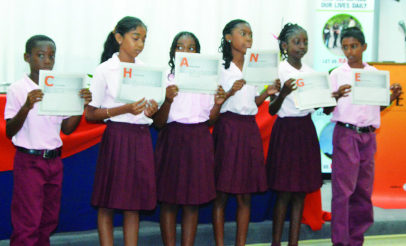 OECS CLIMATE CHANGE EXHIBITION EXCITES  ANGUILLIAN STUDENTS
