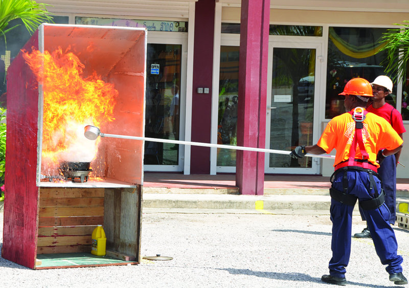 BEWARE OF BLAZING FRYING AND WATER