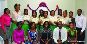 Student award winners, Statistics Staff and Sanford Richardson of Social Development